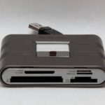 External USB memory card reader