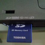 Internal memory card reader