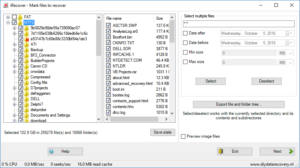 File System Recovery: Software presents data in a directory tree