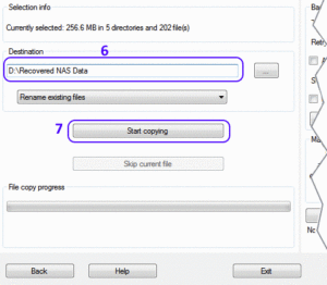 iRecover - Step 5, copy recovered files to another disk. iRecover tries to rebuild the original directory structure