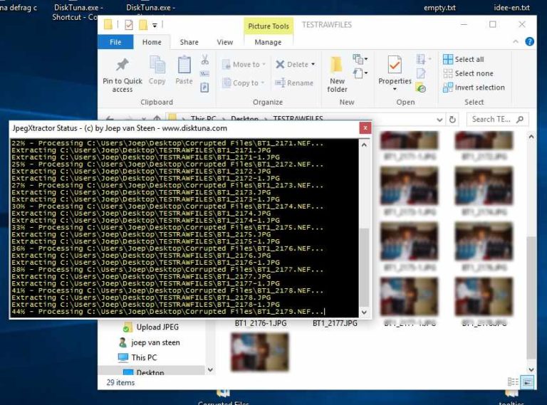 Extract JPEG files from corrupt RAW image files DiskTuna // Photo