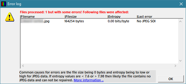 Deleted file recovered from SSD using Recuva contains no data