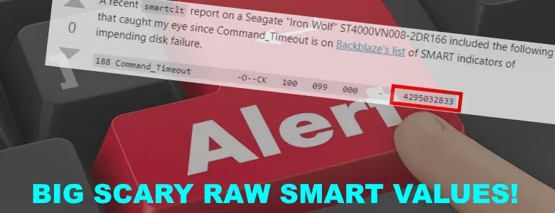 Seagate RAW SMART Attributes to Error Converter
